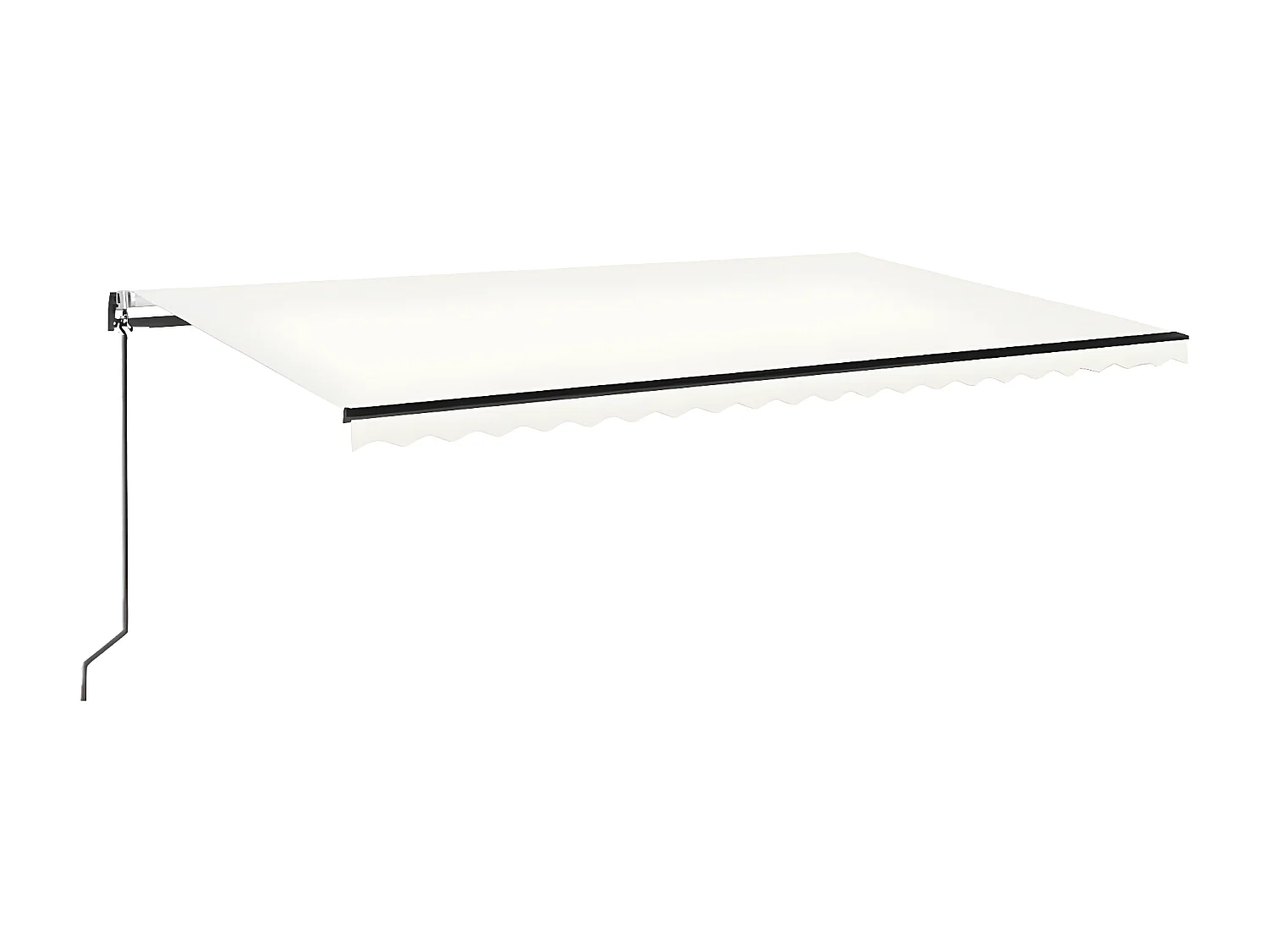 Auvent rétractable automatique 500x350 Crème