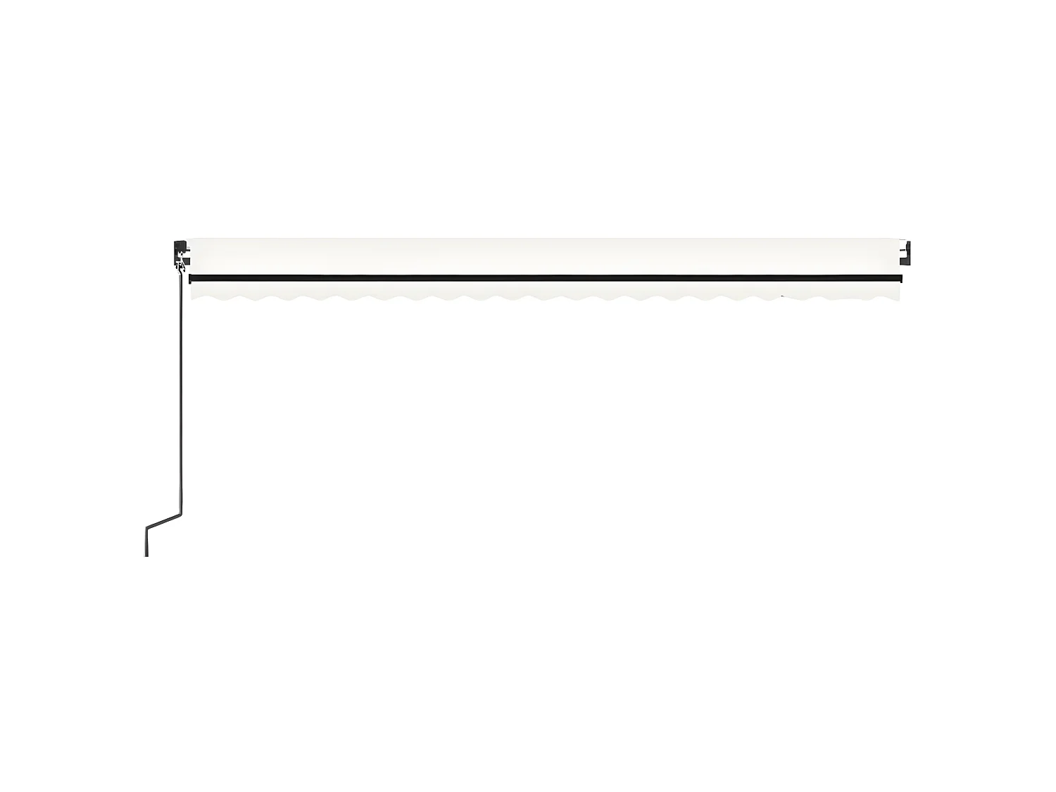 Auvent rétractable automatique 500x350 Crème