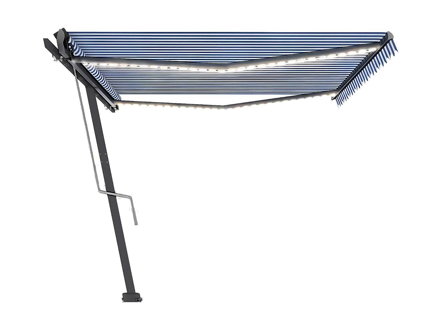 Automatische luifel windsensor/LED 500x300 Blauw en wit