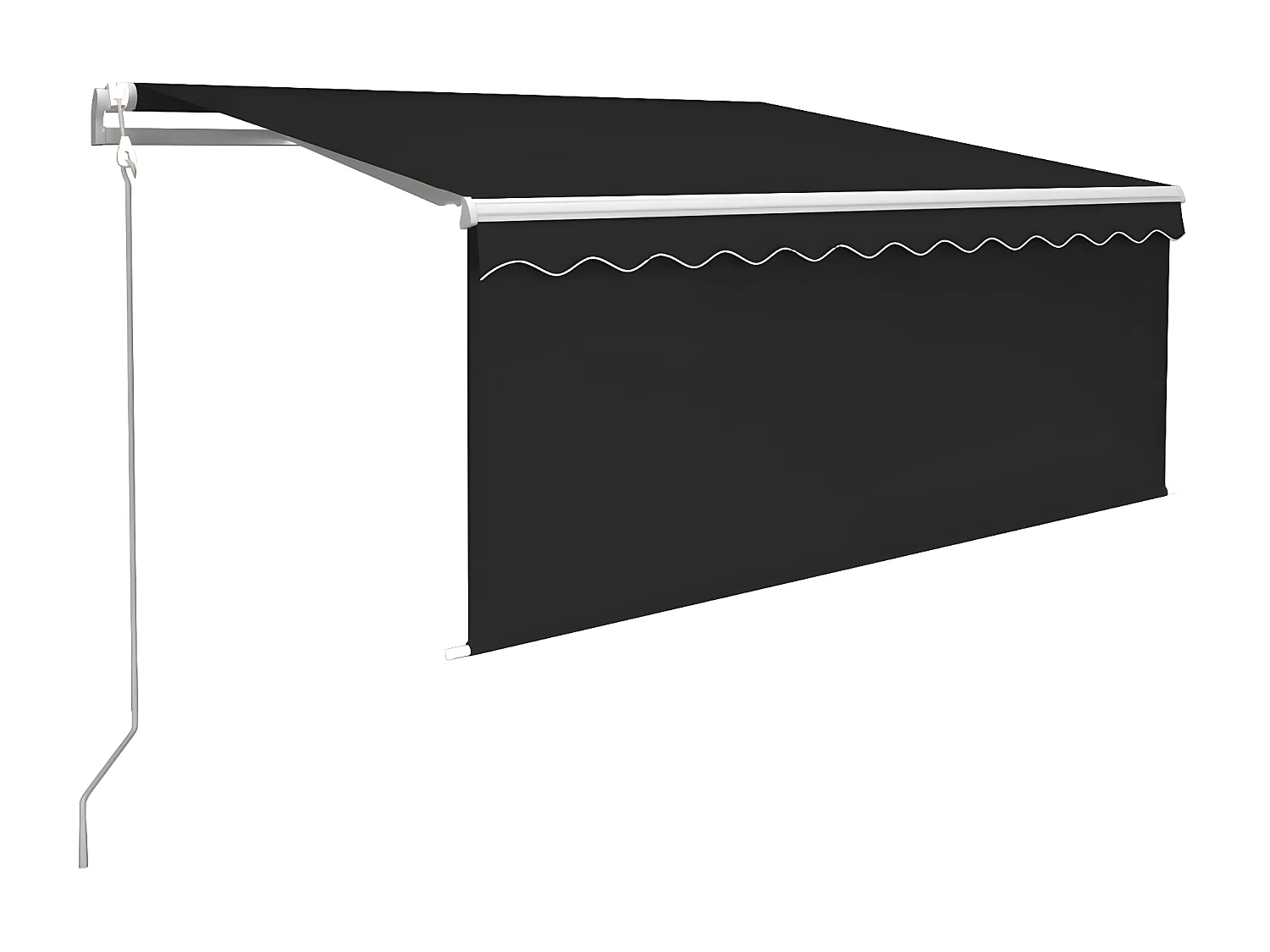 Tenda retrattile automatica con tenda 3x2,5 Antracite