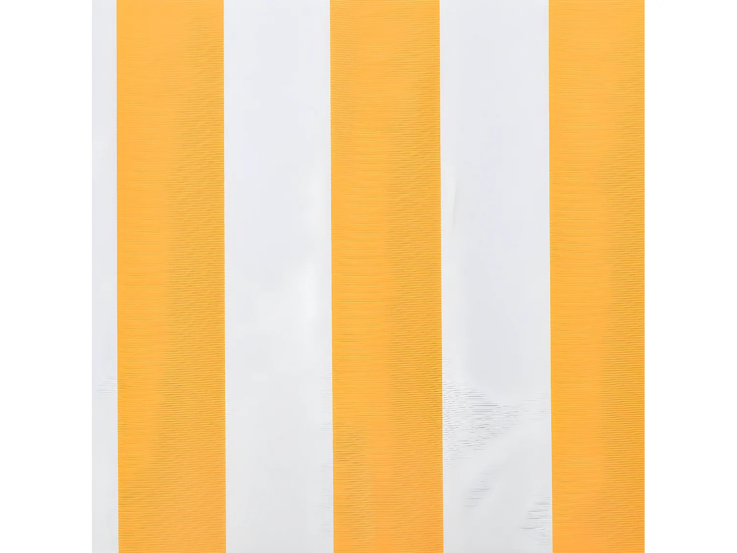 Tissu d'auvent Jaune tournesol/blanc 3x2,5 (cadre non inclus)