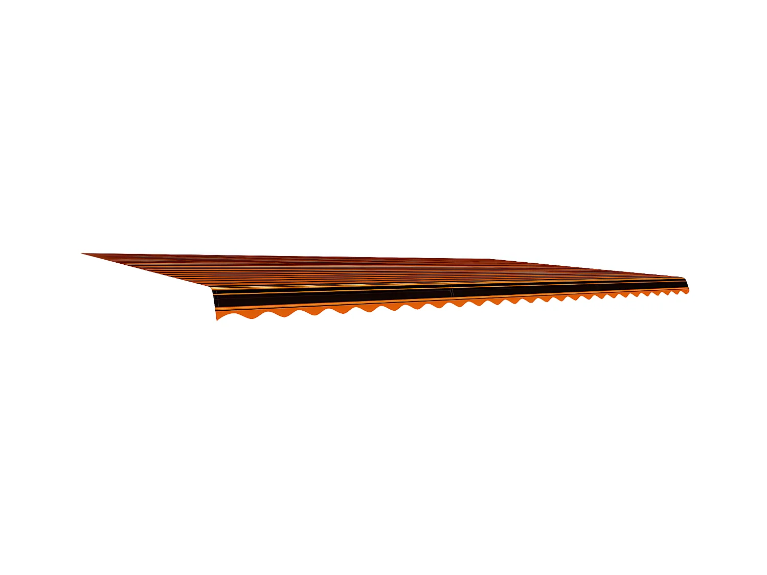 Markisentuch Orange Etarron 600x300
