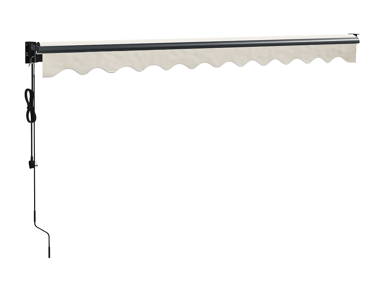 Auvent rétractable automatique crème 3,5x2,5