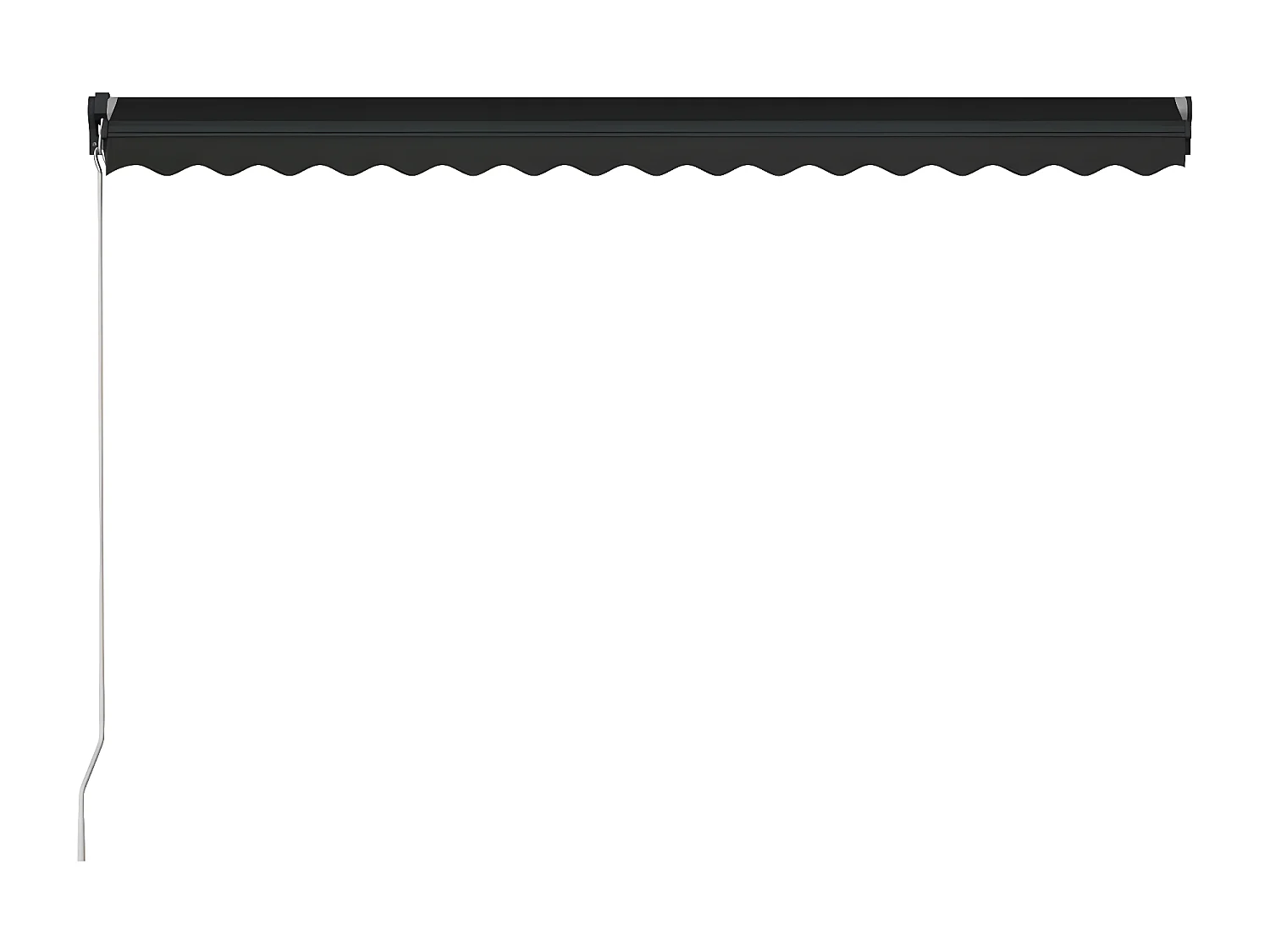 Auventanuel rétractable avec LED 450x300 Anthracite