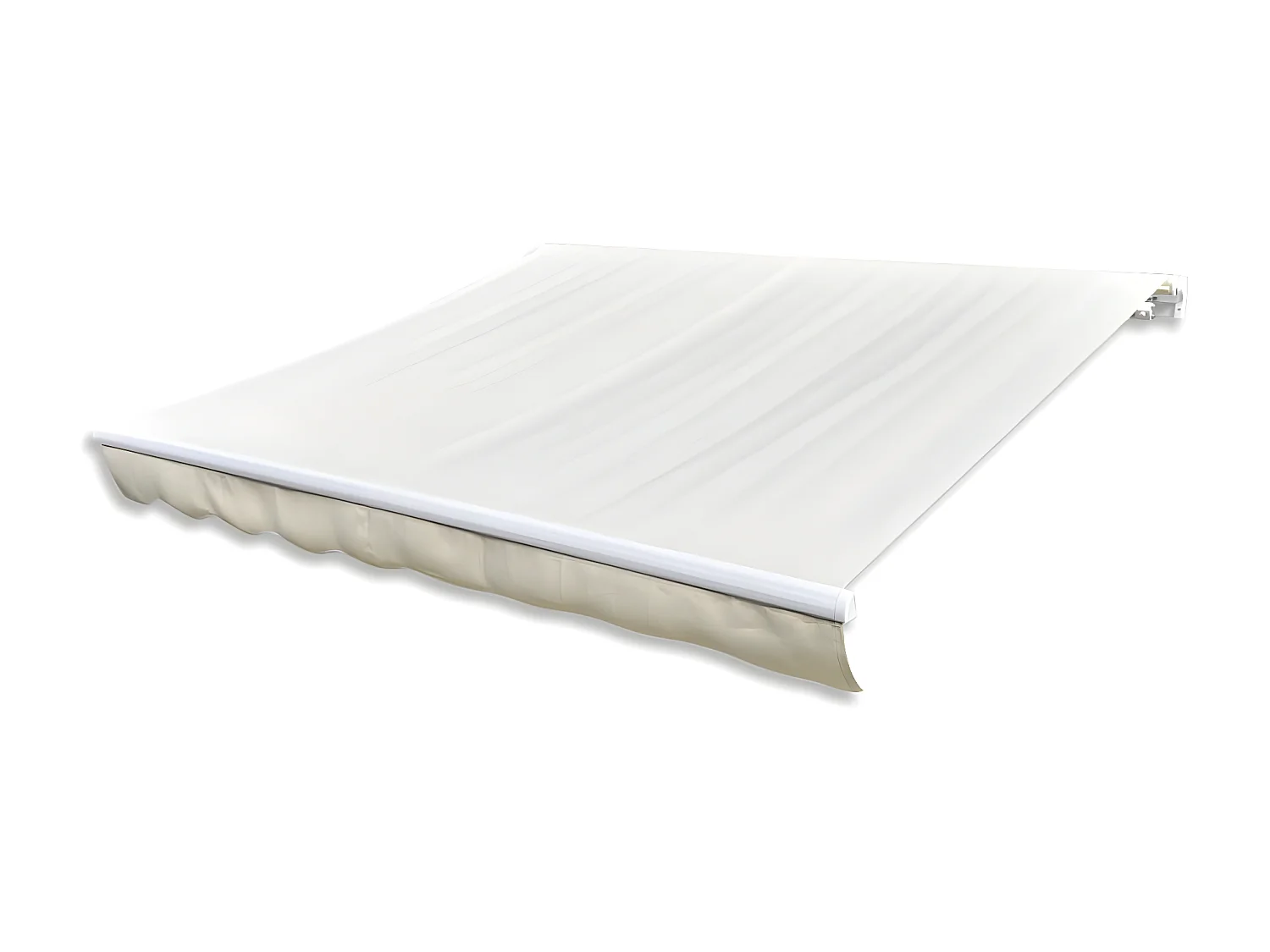 Telhado de toldo de lona creme 6x3 (estrutura não incluída)