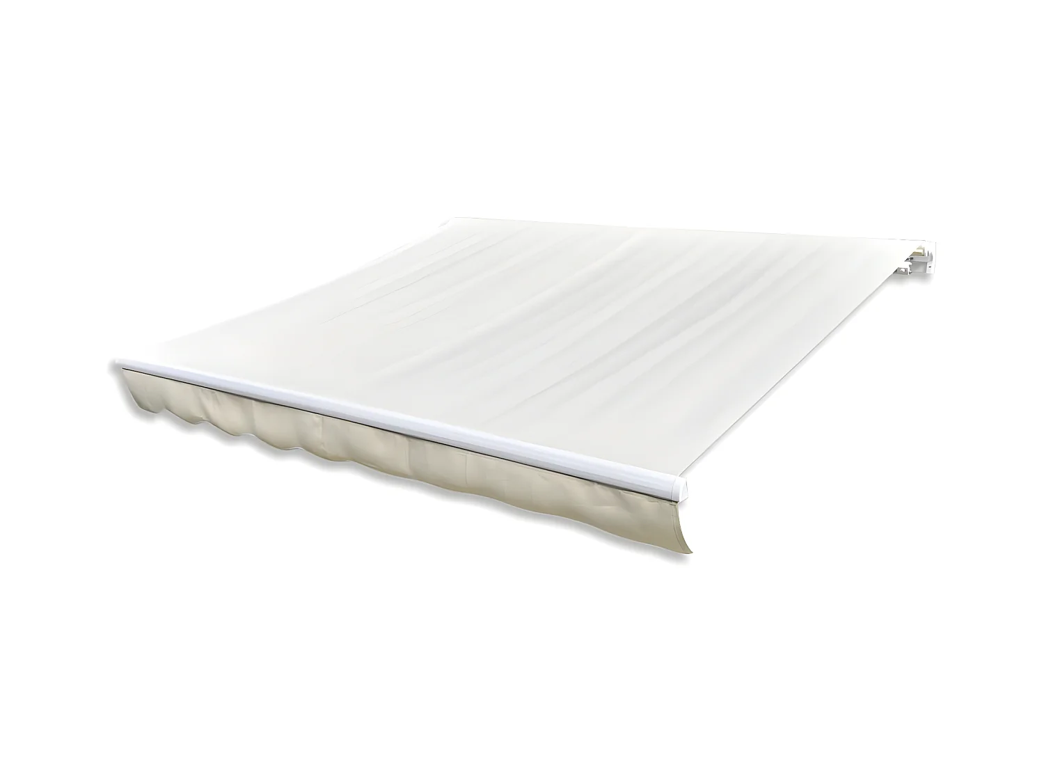 Techo tipo toldo de lona color crema 6x3 (marco no incluido)