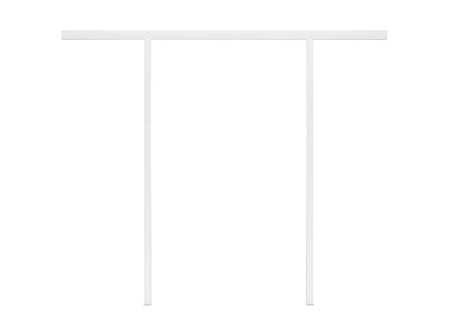 Auvent rétractable automatique et poteaux 3,5x2,5 Anthracite