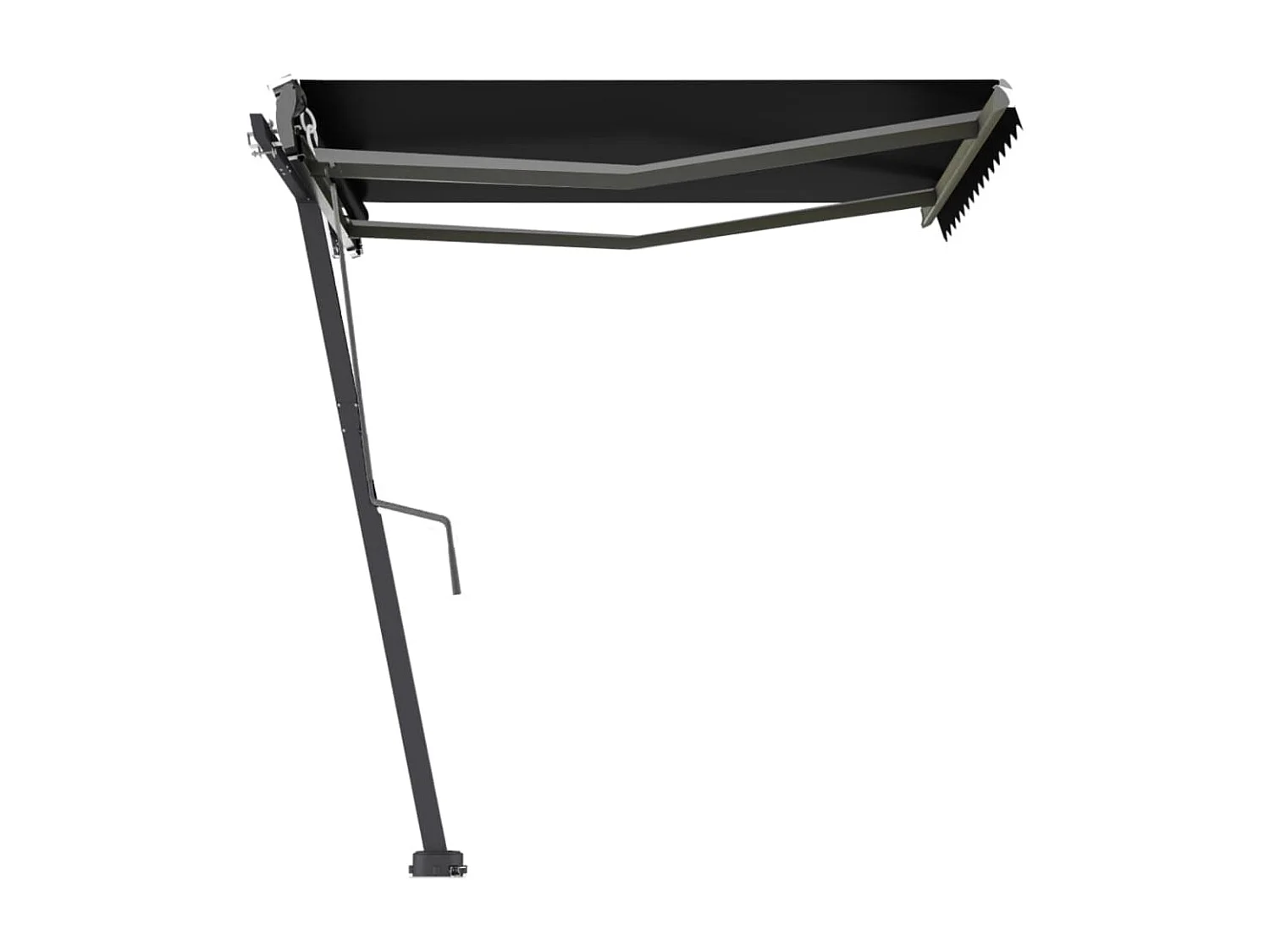 Toldo automático a pie 300x250 Antracita