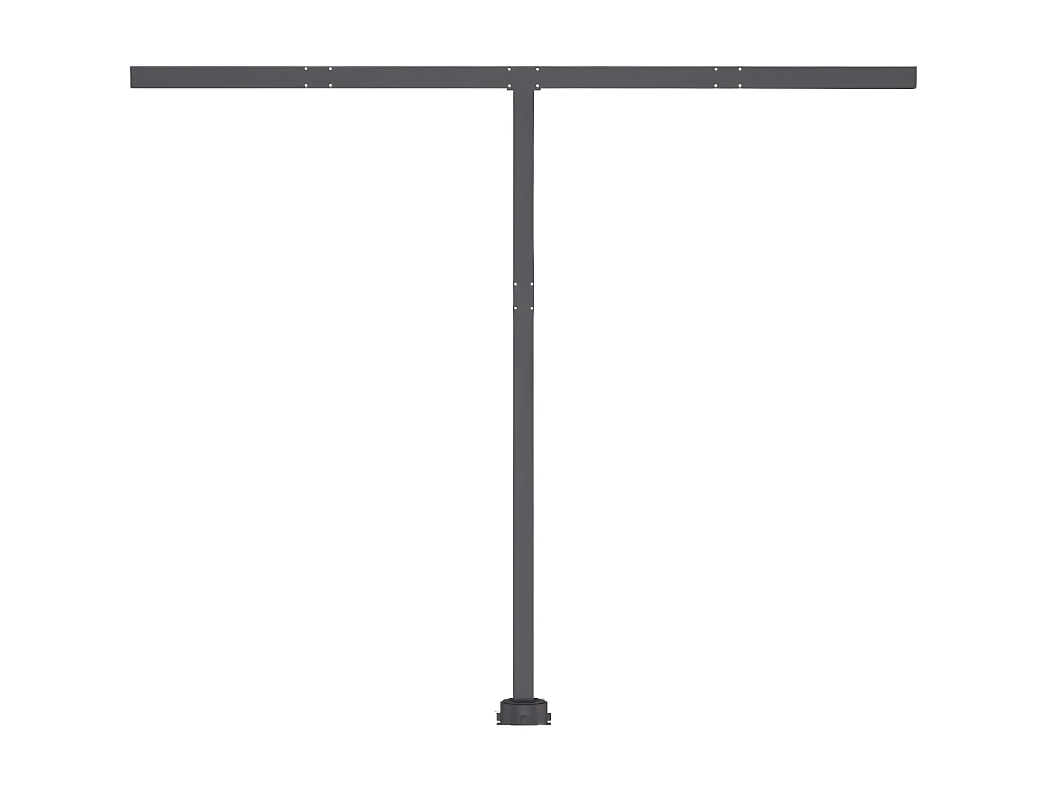 Toldo automático a pie 300x250 Antracita