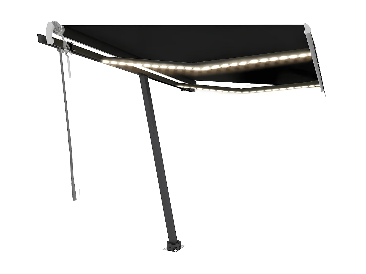 Auvent automatique sur pied 300x250 Anthracite