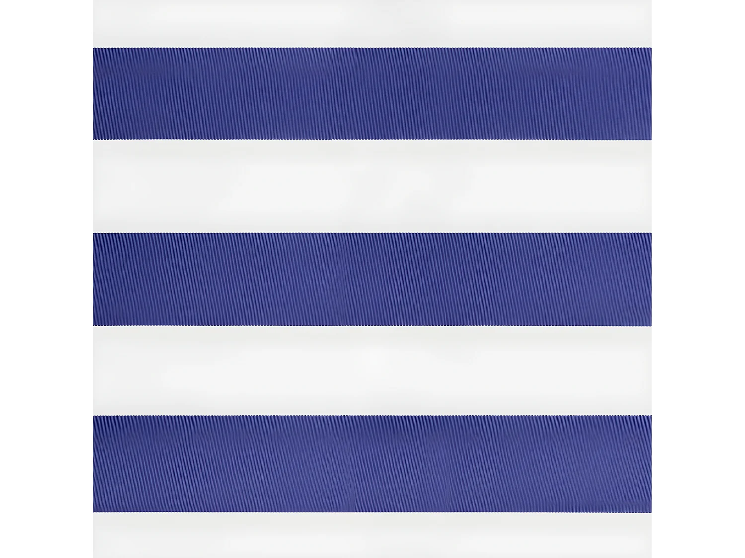 Auvent rétractable bleu et blanc 5x3 tissu et aluminium