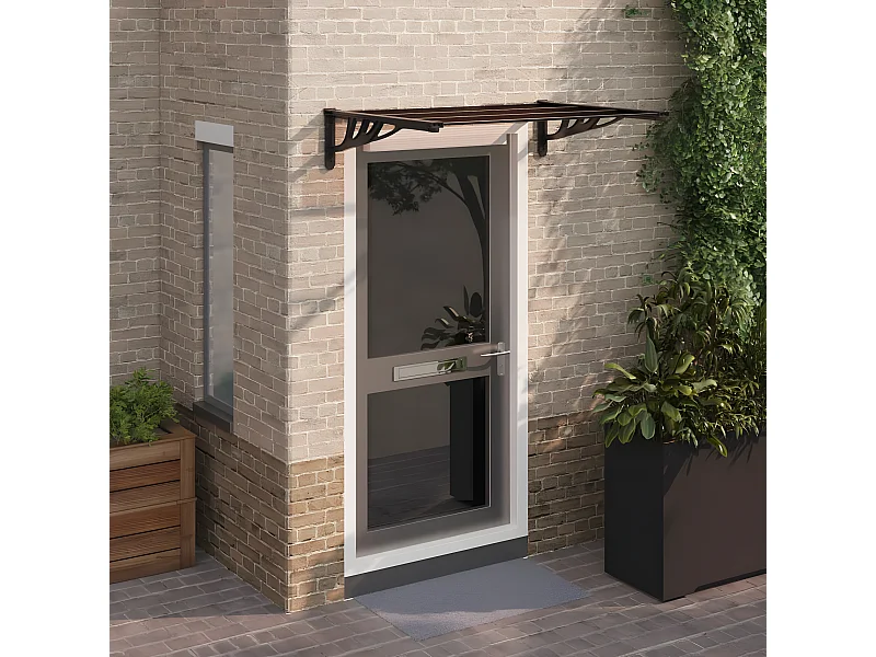 Pensilina Nera 122x90 Policarbonato