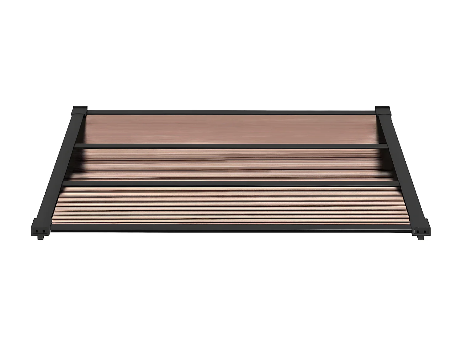 Pensilina Nera 122x90 Policarbonato