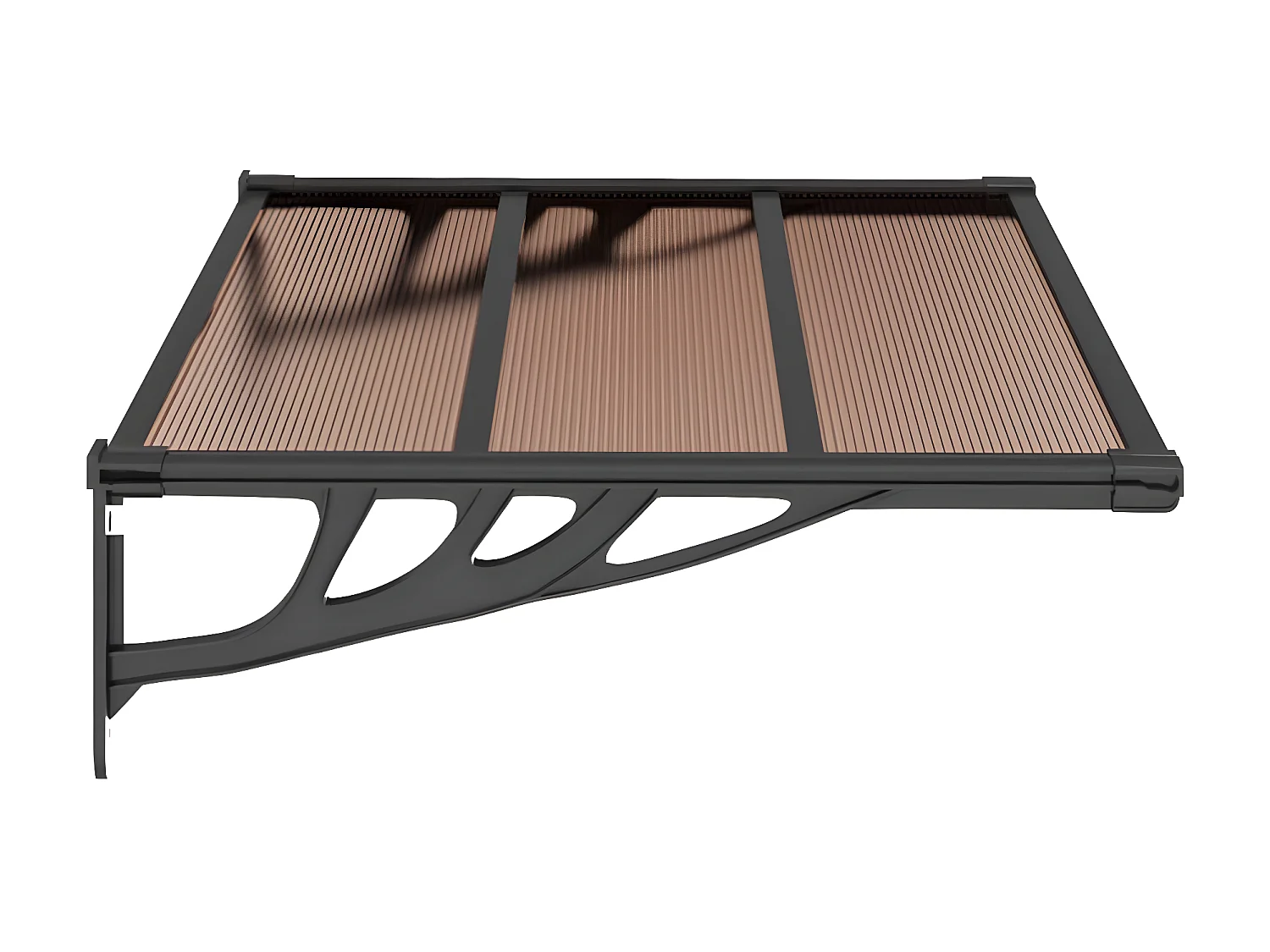 Pensilina Nera 122x90 Policarbonato