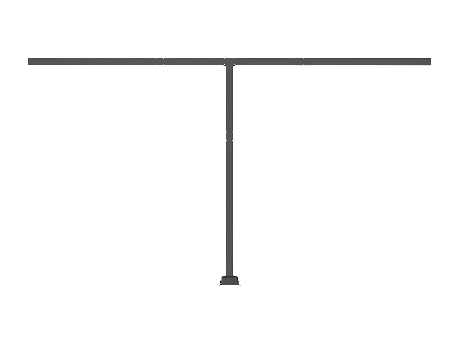 Auvent automatique sur pied 450x300 Jaune/Blanc