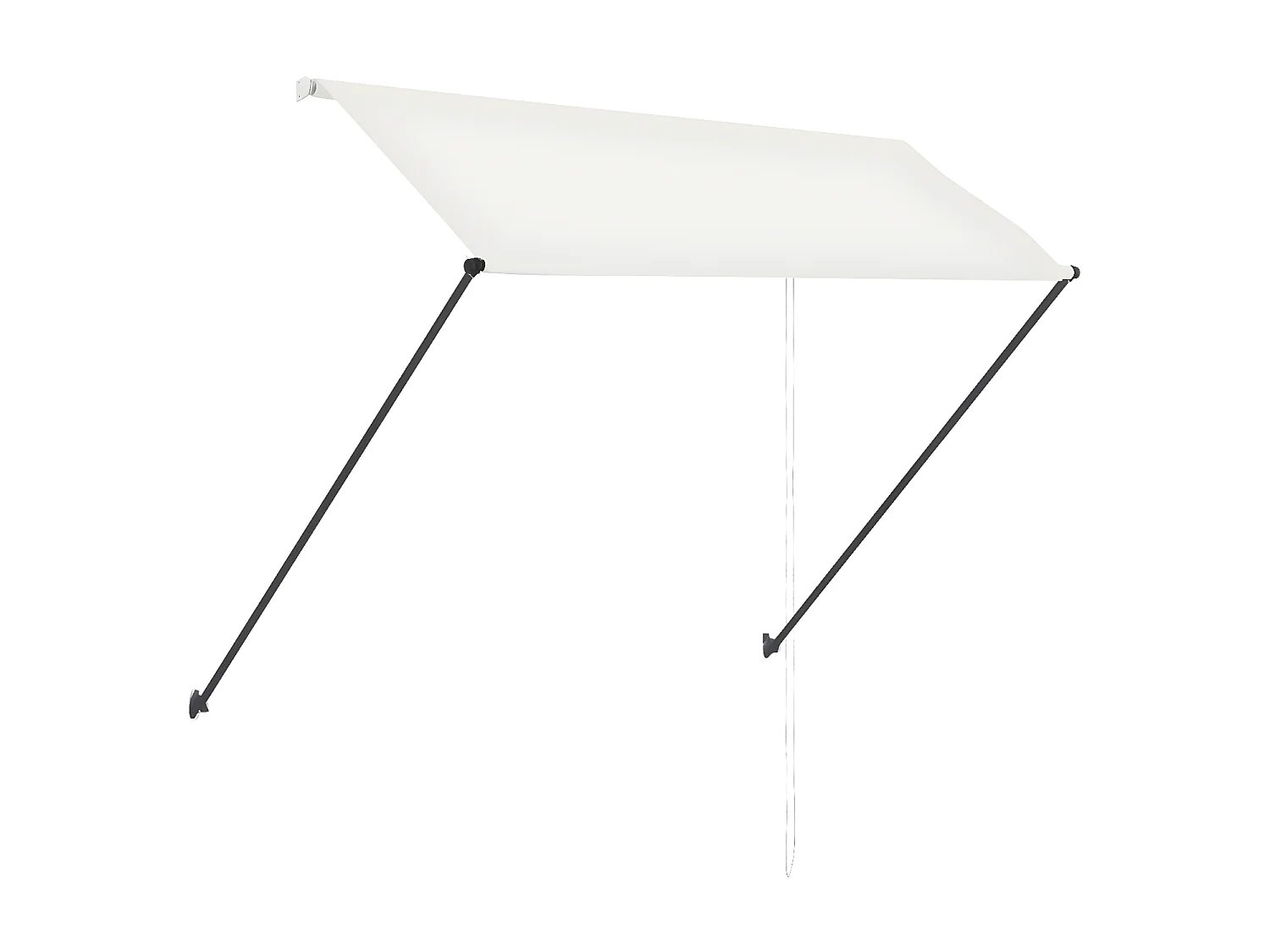 Tenda retrattile con LED 250x150 Crema