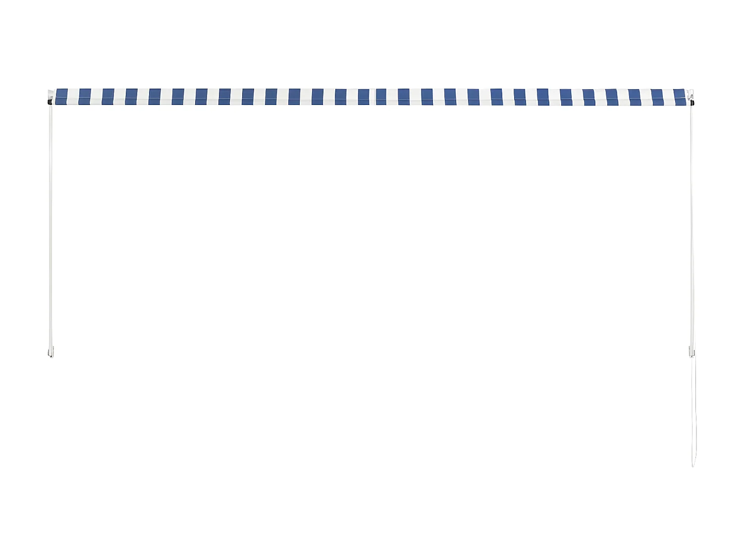 Auvent rétractable 300x150 Bleu et blanc