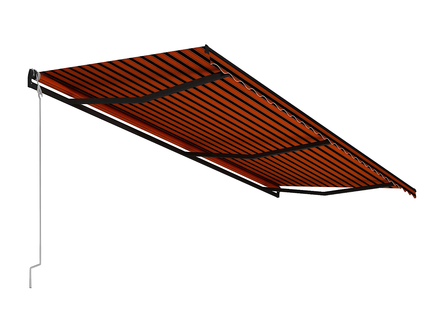 Auvent rétractable automatique 600x300 Orange etarron