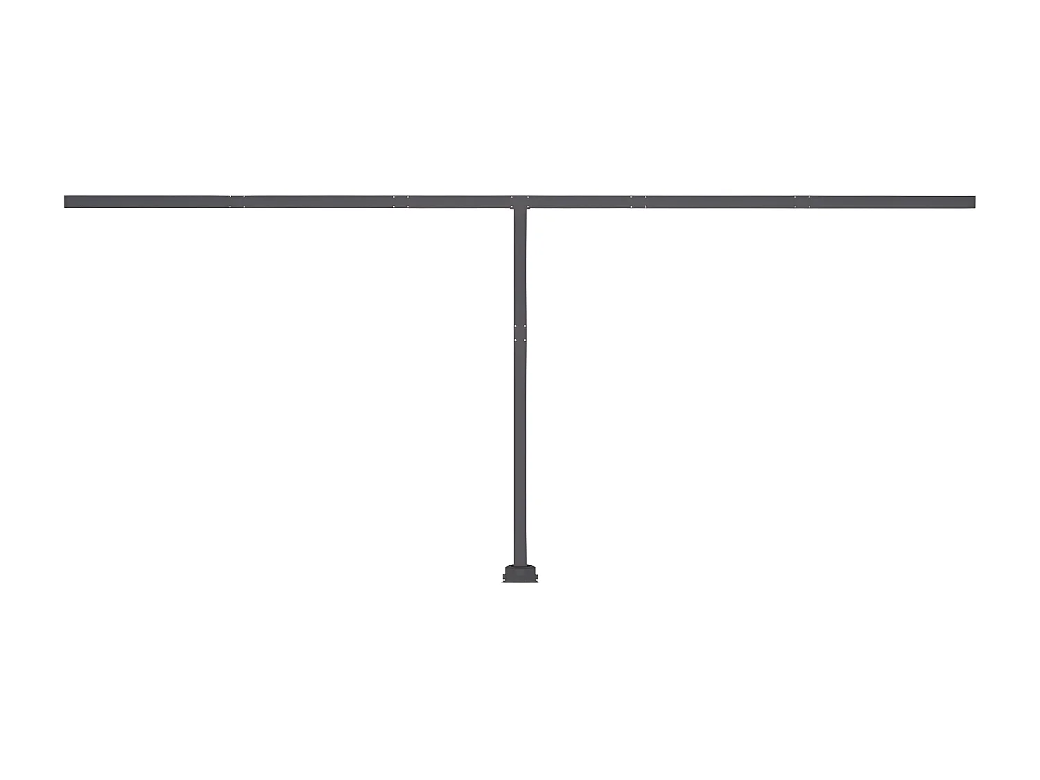 Auvent automatique capteur de vent/LED 500x300cm Jaune et blanc