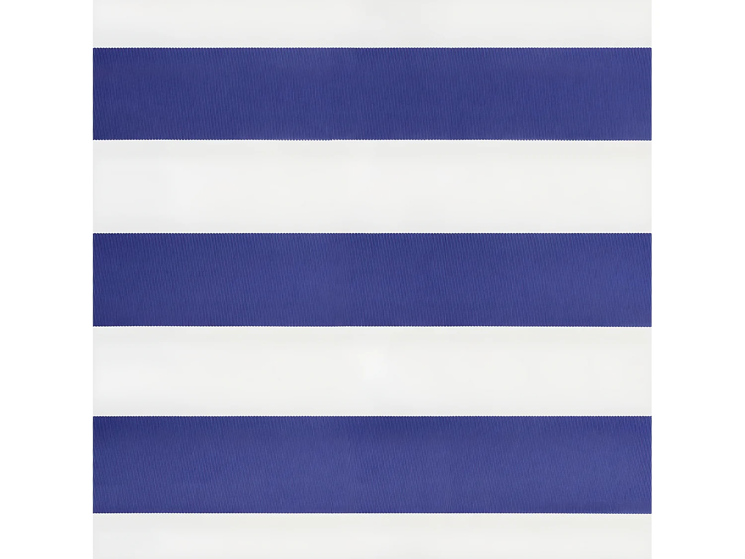 Auvent rétractable automatique bleu et blanc 5x3