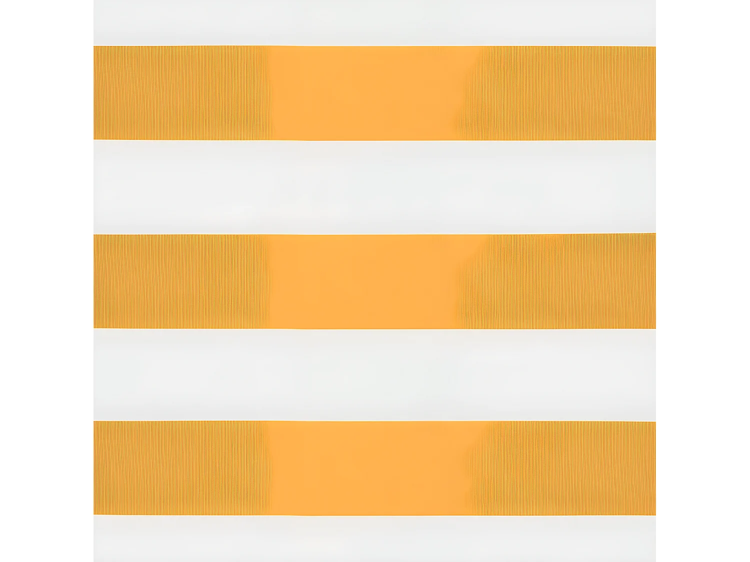 Auvent rétractable automatique jaune et blanc 3x2,5