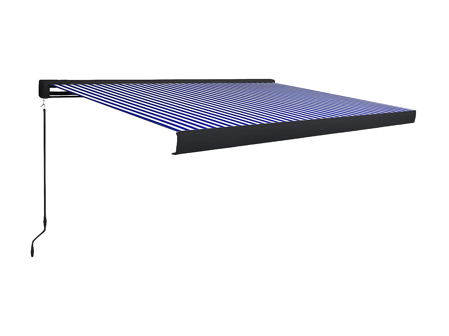 Store à cassetteanuel 450x300 Bleu et blanc