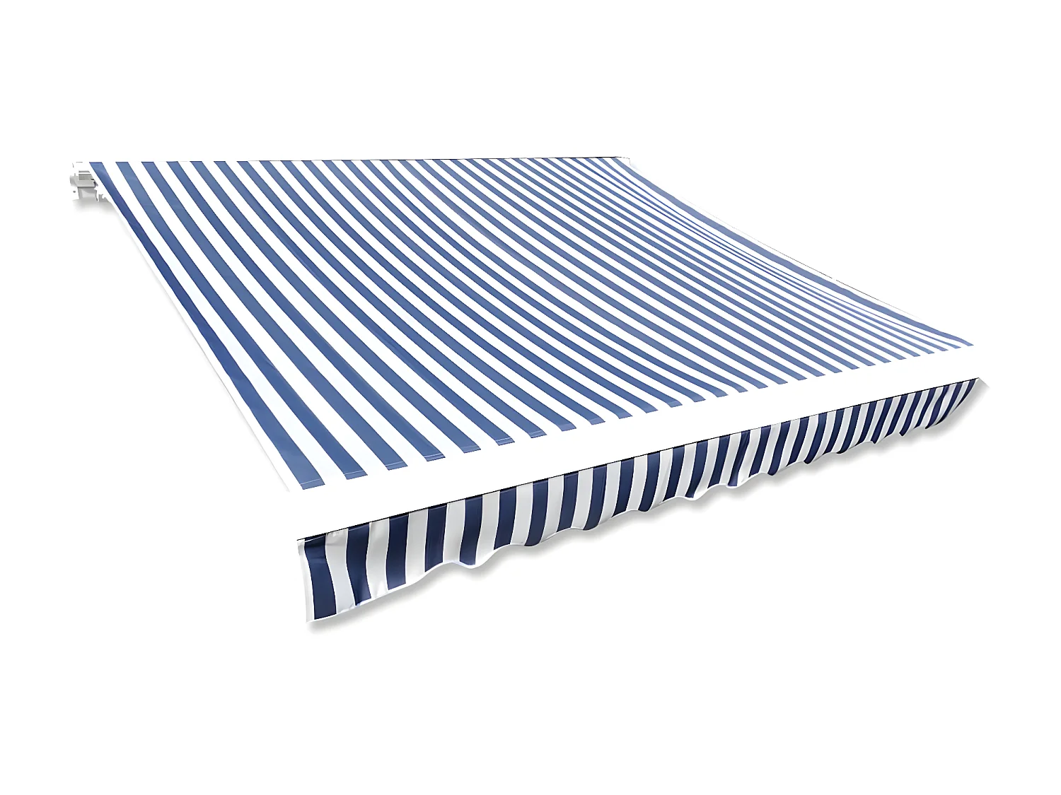 Tenda in tela Blu e bianca 450x300