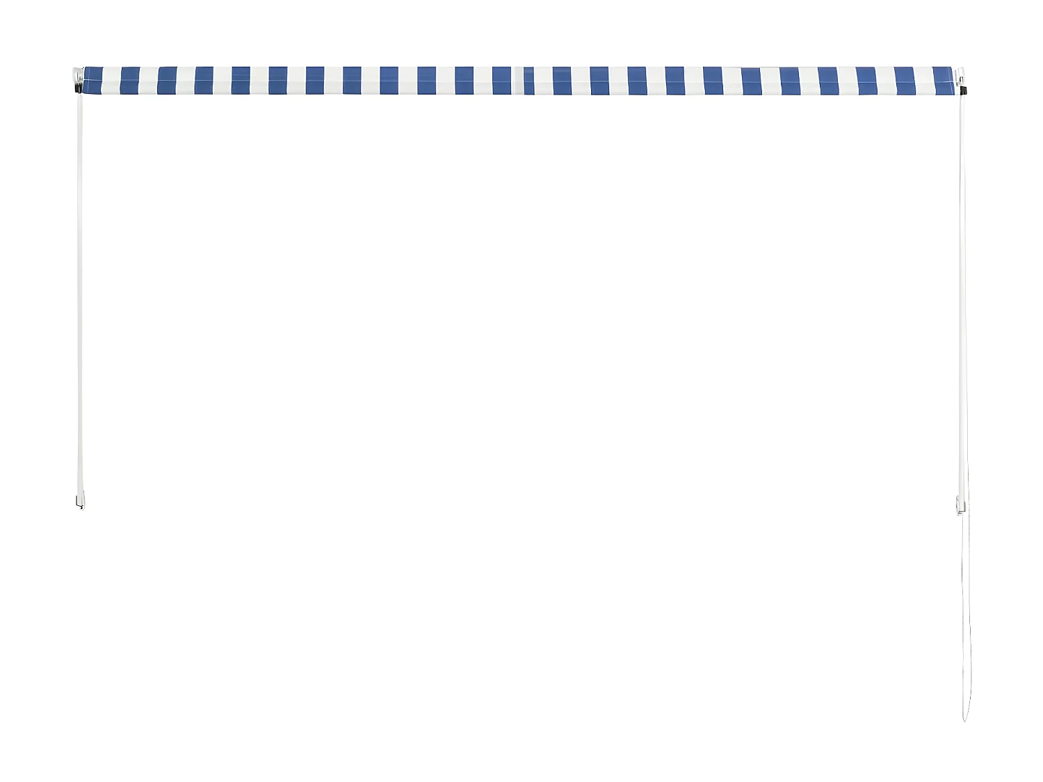 Auvent rétractable 250x150 Bleu et blanc