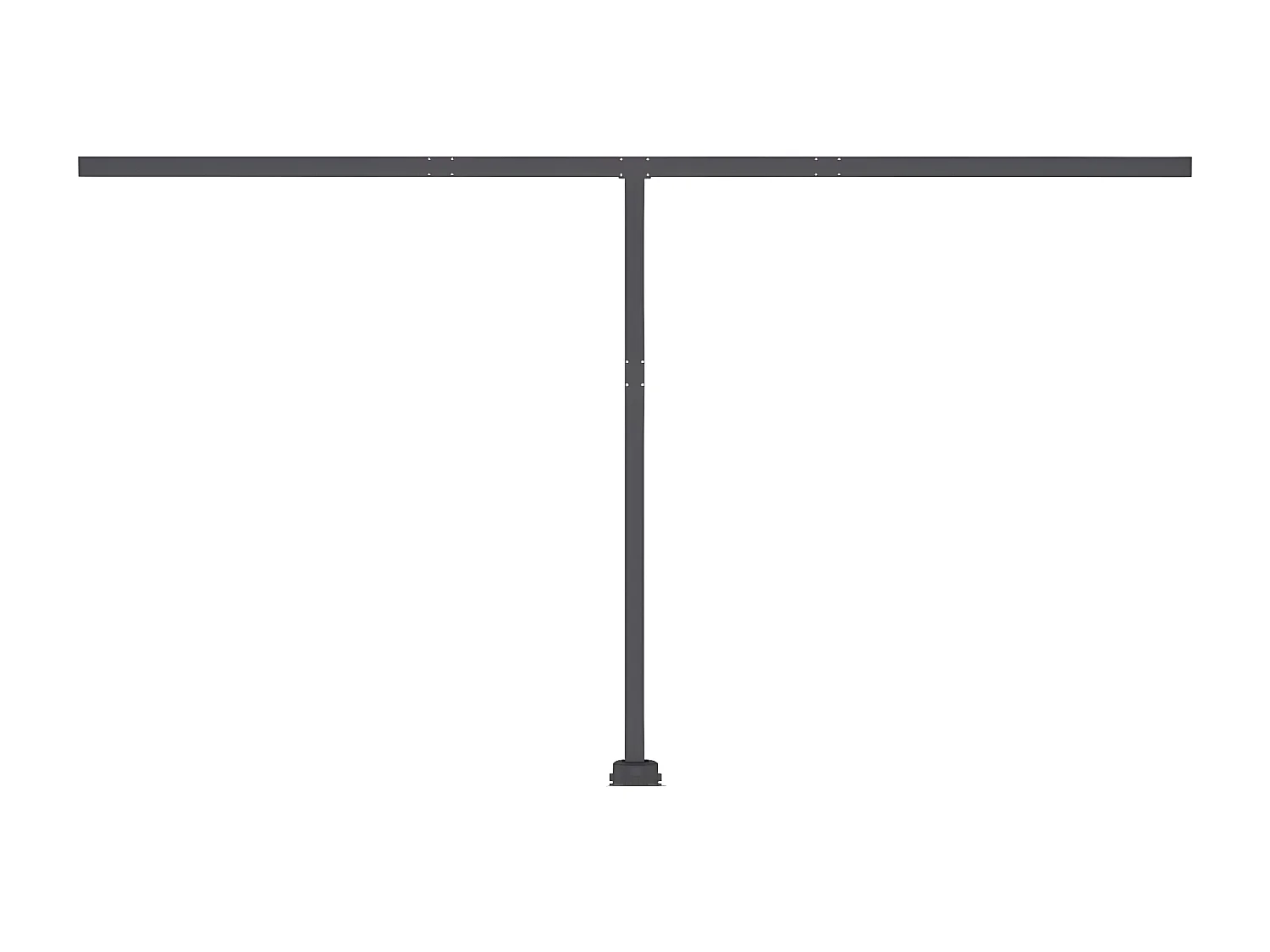 Toldo automático sensor viento LED 450x350 Azul y blanco