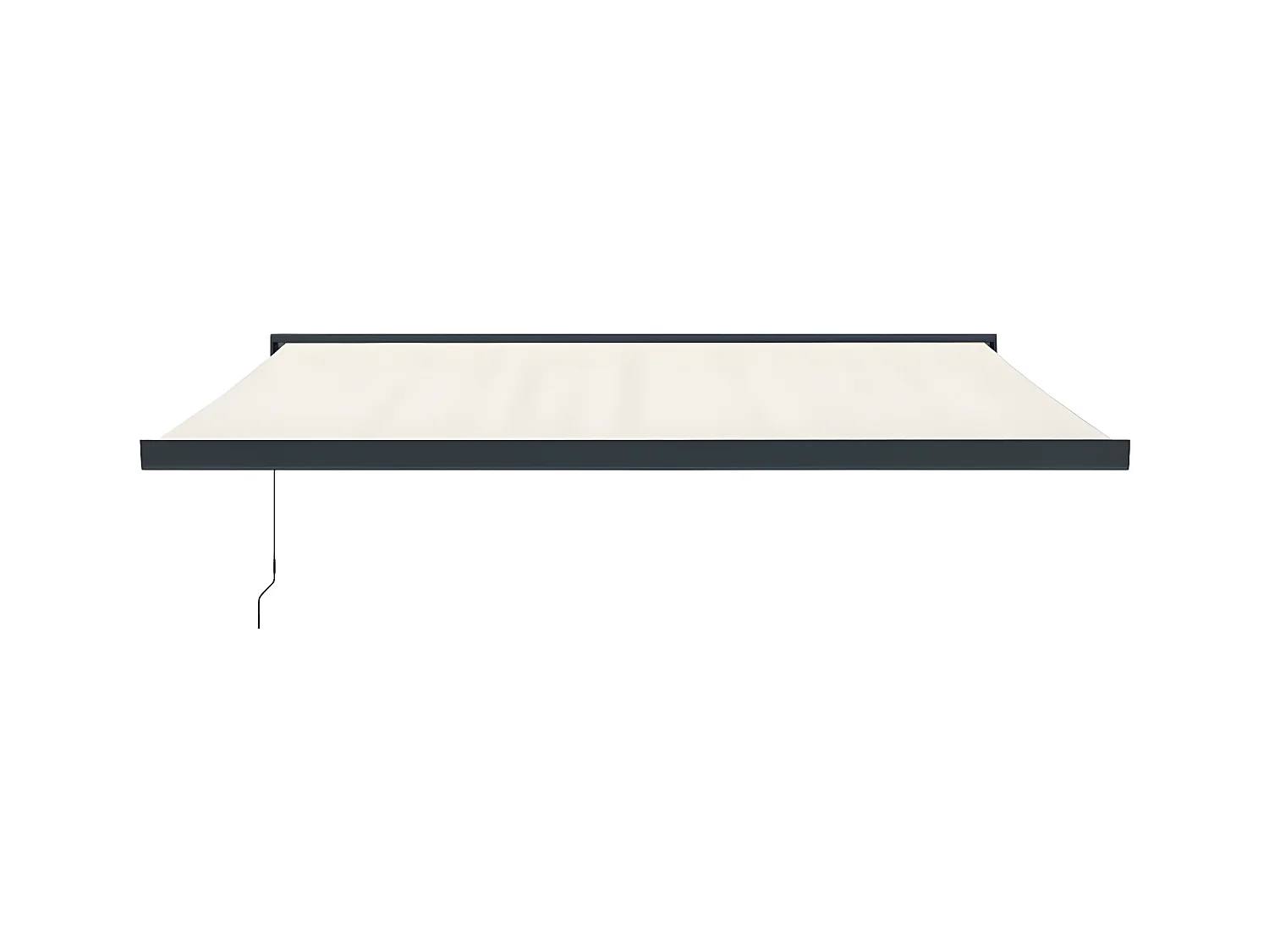 Tendalino retrattile crema 4x3 tessuto e alluminio
