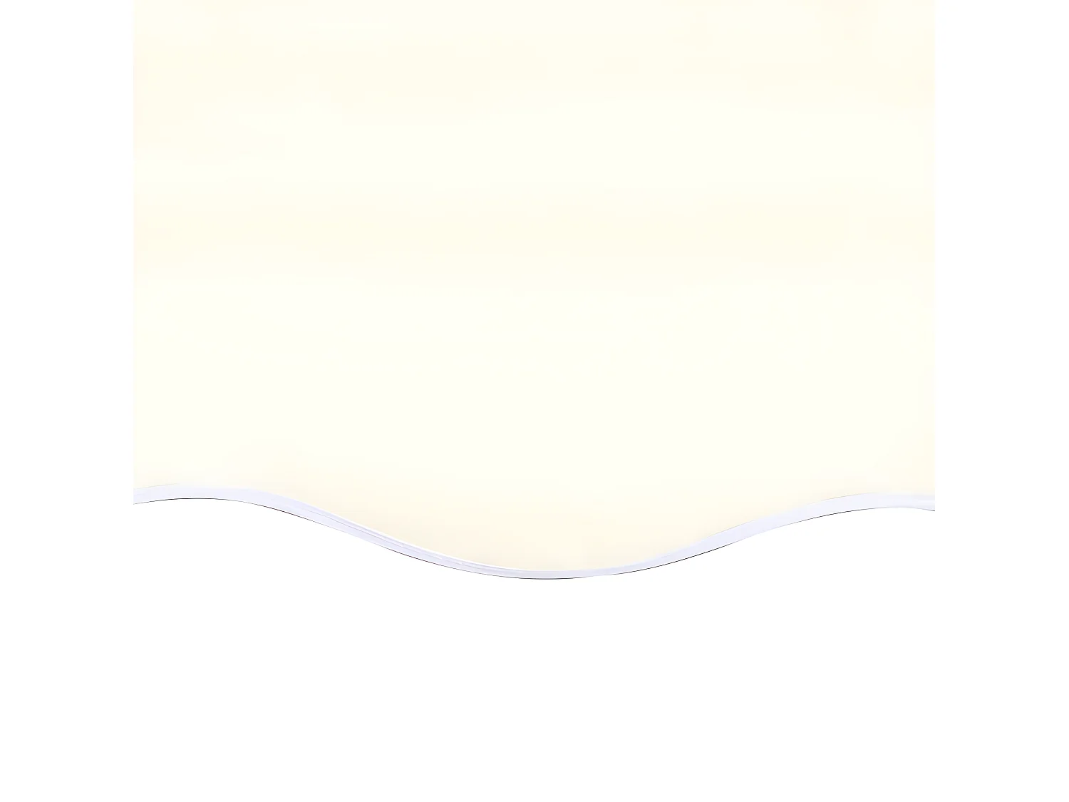 Tissu de remplacement pour auvent Crème 4x3,5