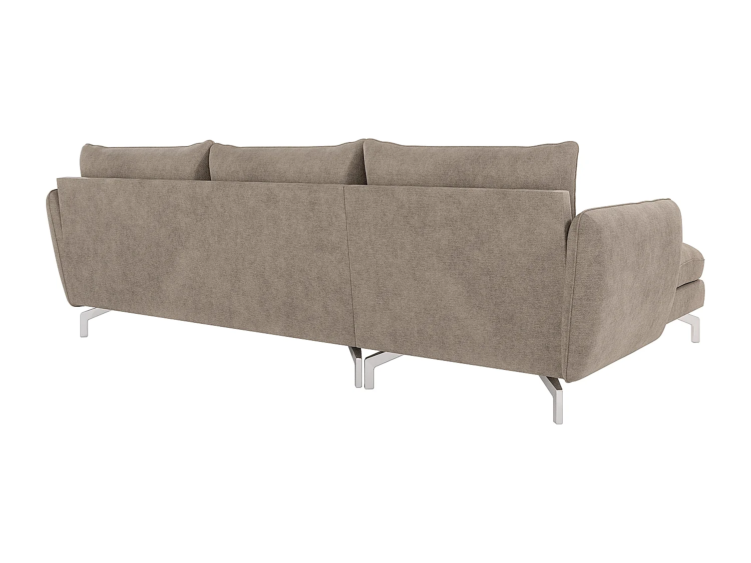 Modernes Ecksofa mit Ottomane Zoe