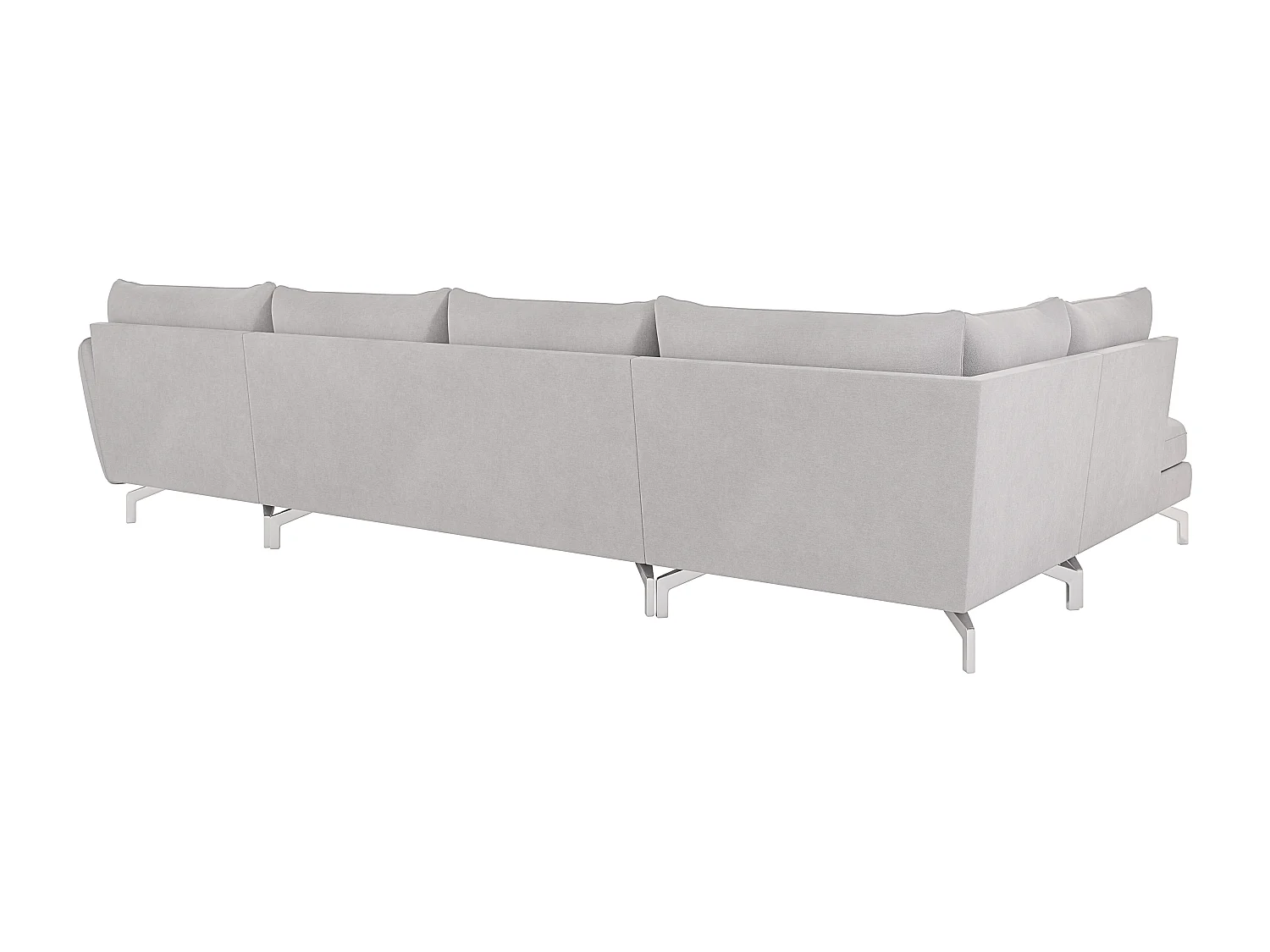 Zoe Wohnlandschaft mit Silber Füßen