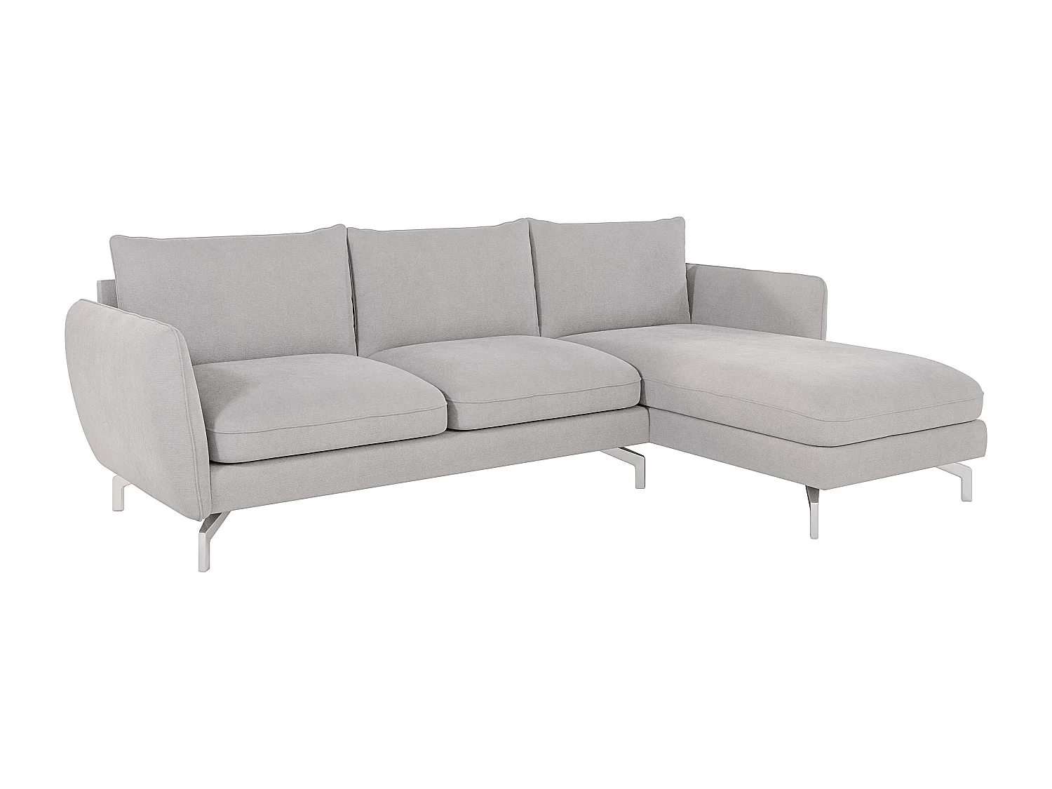 Modernes Ecksofa mit Ottomane Zoe
