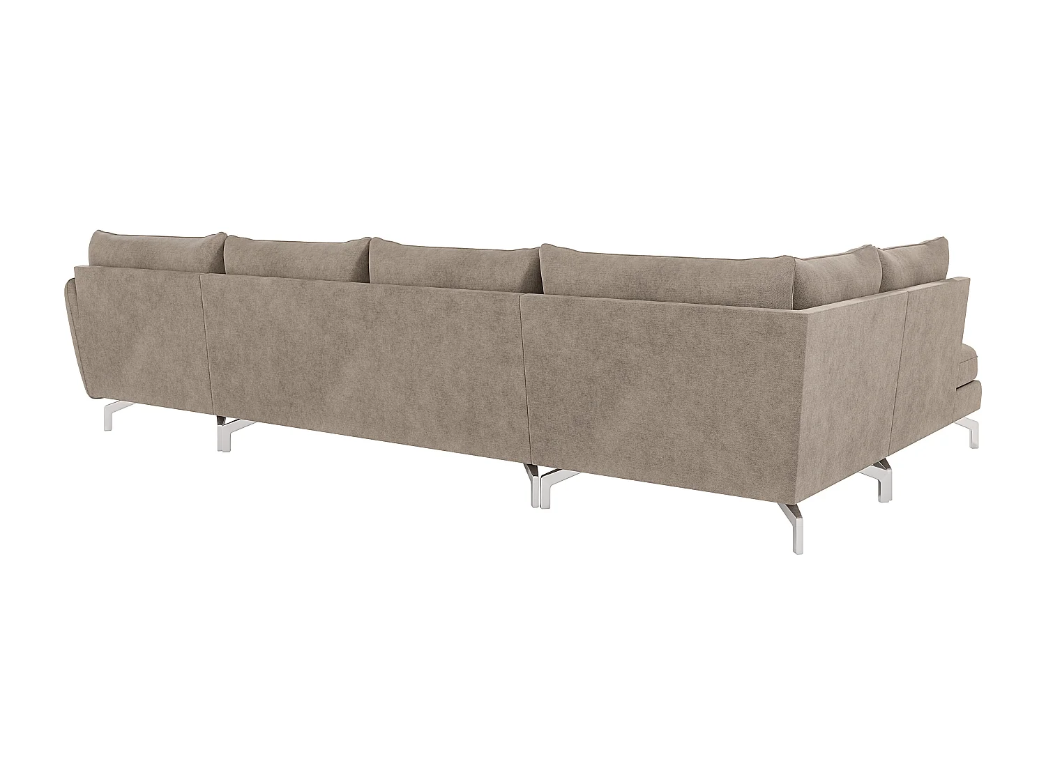 Zoe Wohnlandschaft mit Silber Füßen