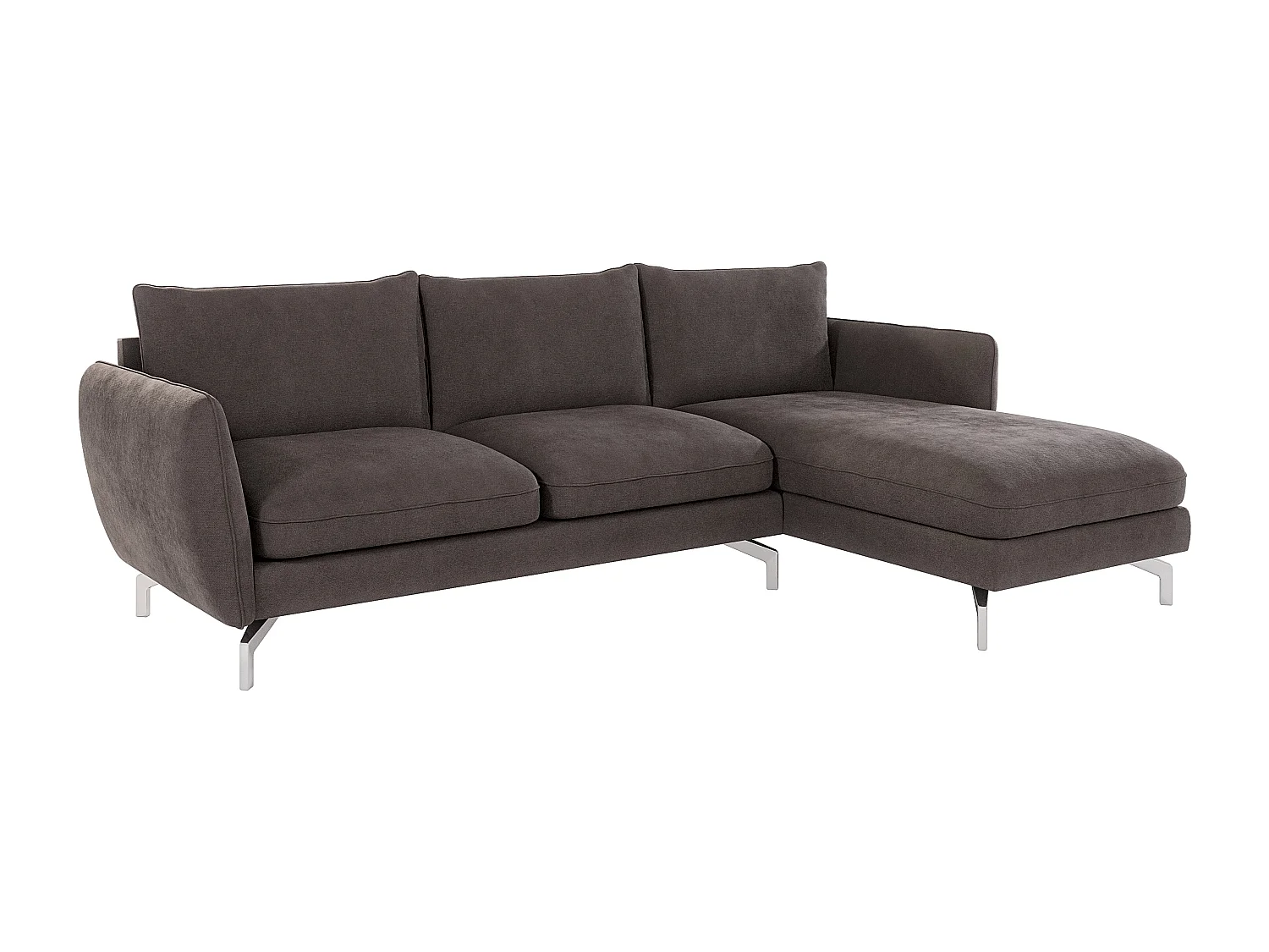 Modernes Ecksofa mit Ottomane Zoe