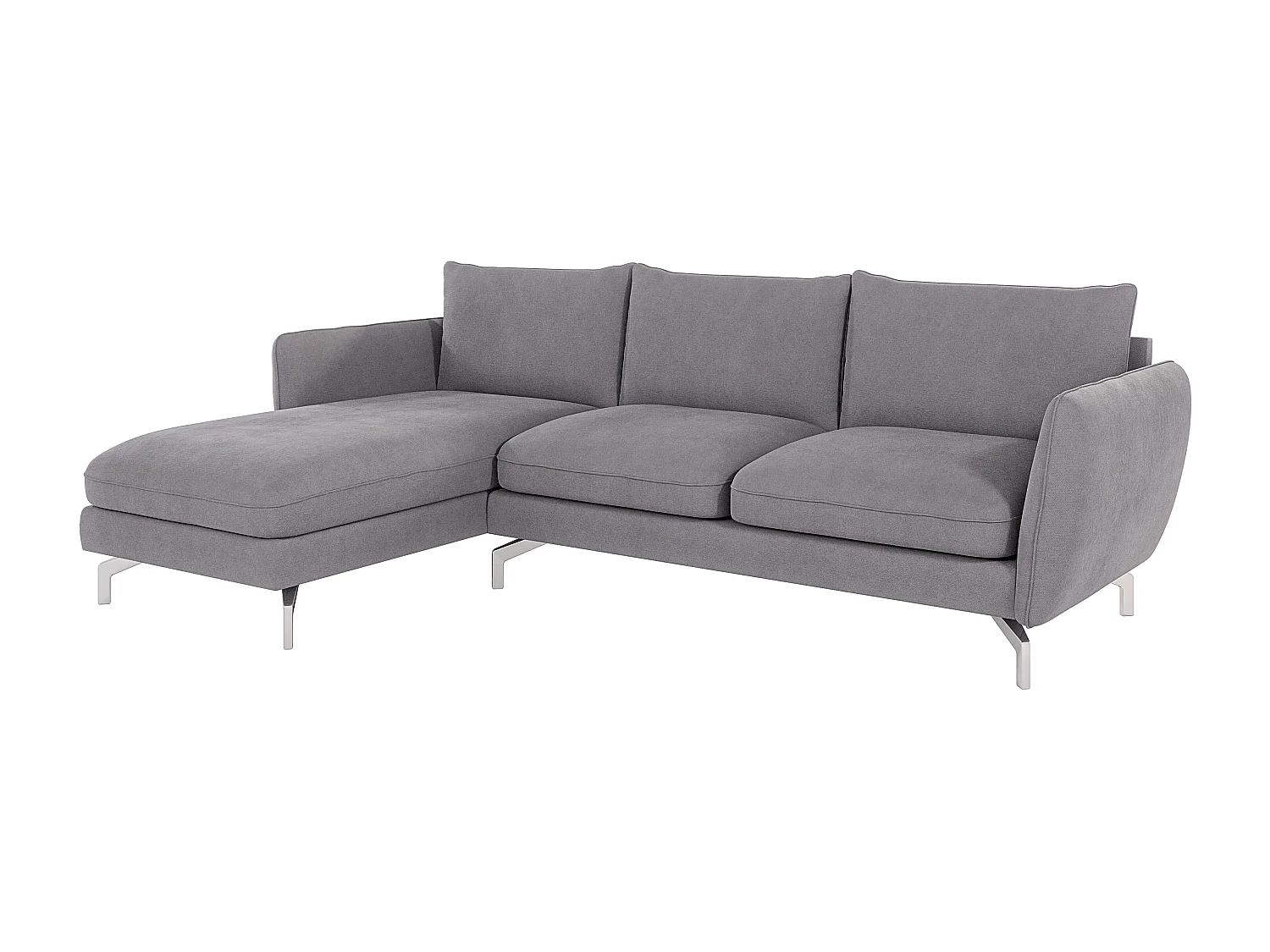 Modernes Ecksofa mit Ottomane Zoe