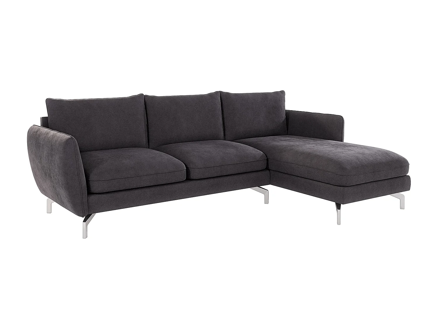 Modernes Ecksofa mit Ottomane Zoe