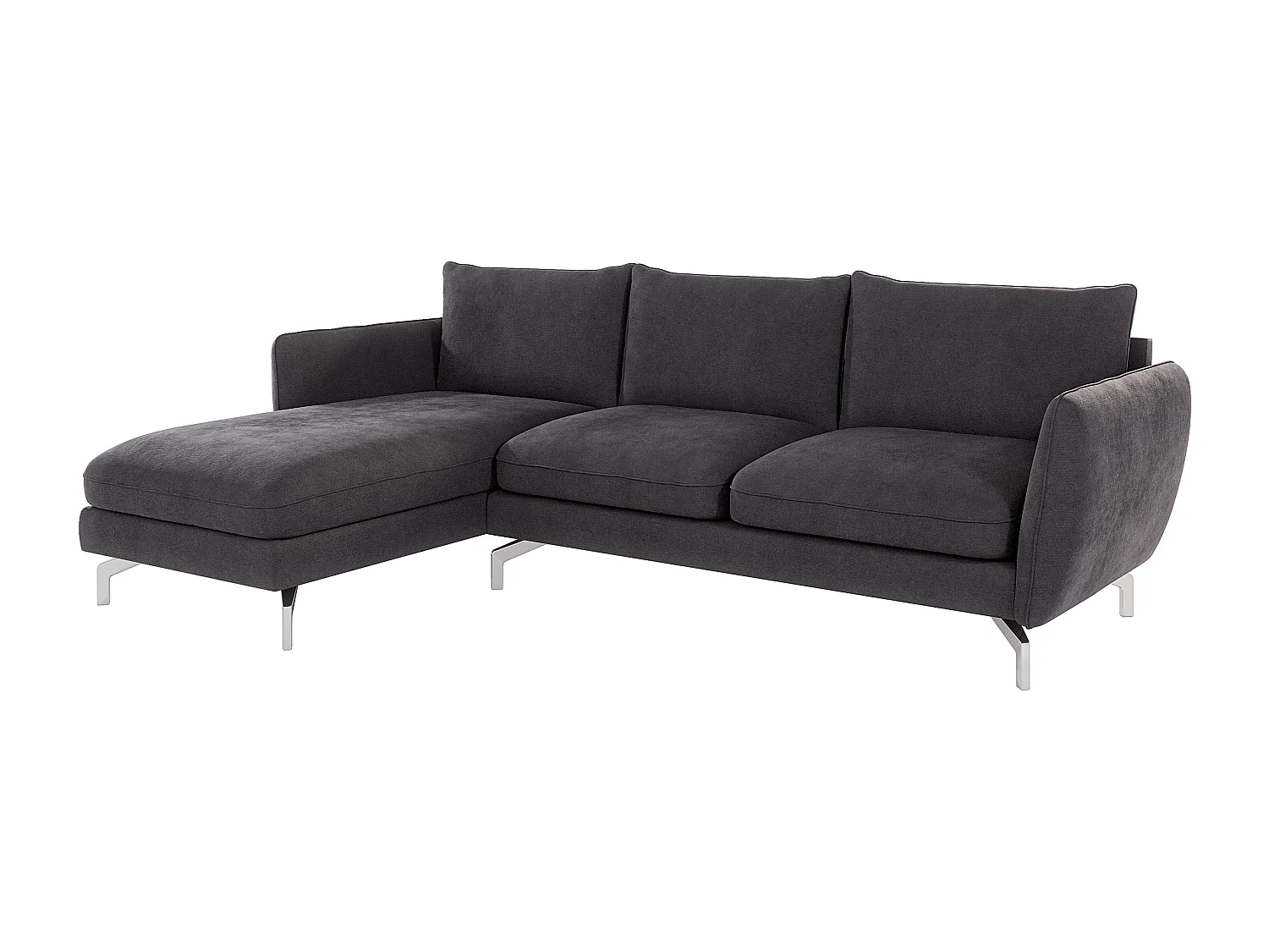 Modernes Ecksofa mit Ottomane Zoe