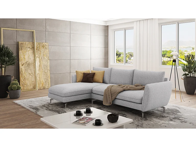 Modernes Ecksofa mit Ottomane Zoe