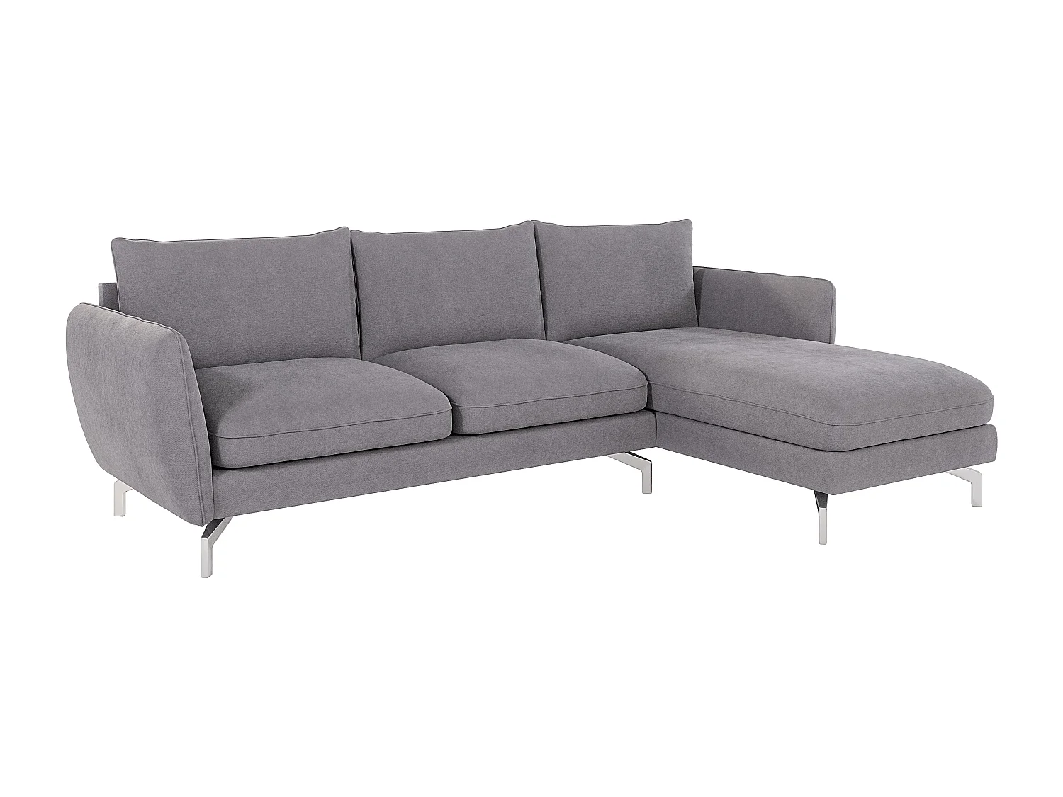 Modernes Ecksofa mit Ottomane Zoe