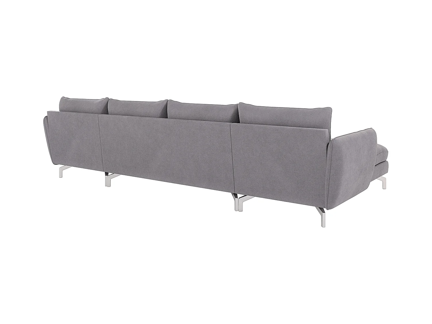 Zoe Wohnlandschaft mit Silber Füßen