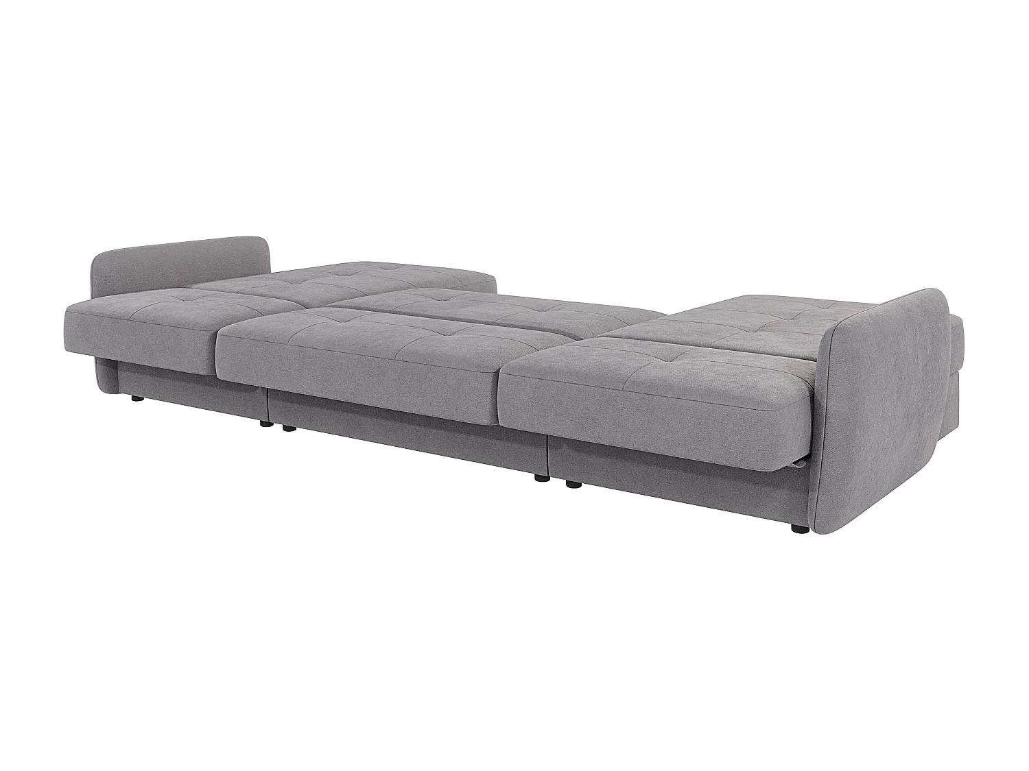 Canapé panoramique avec fonction lit et coffre de rangement VICTORIA