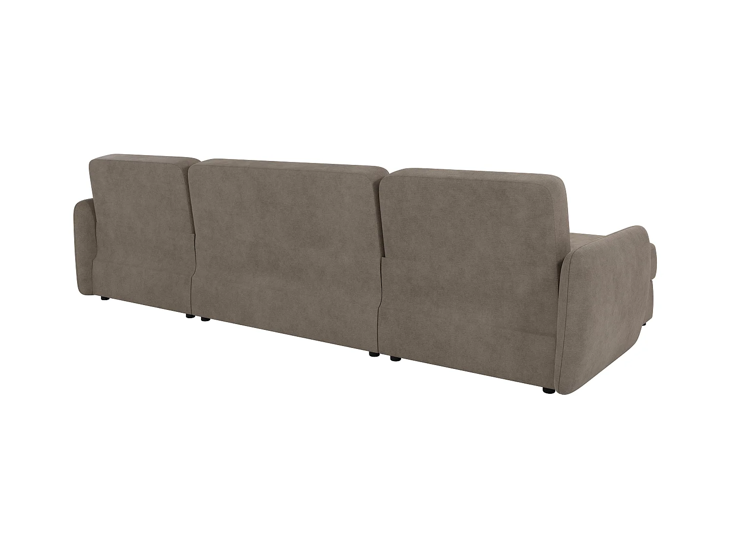 Canapé panoramique avec fonction lit et coffre de rangement VICTORIA