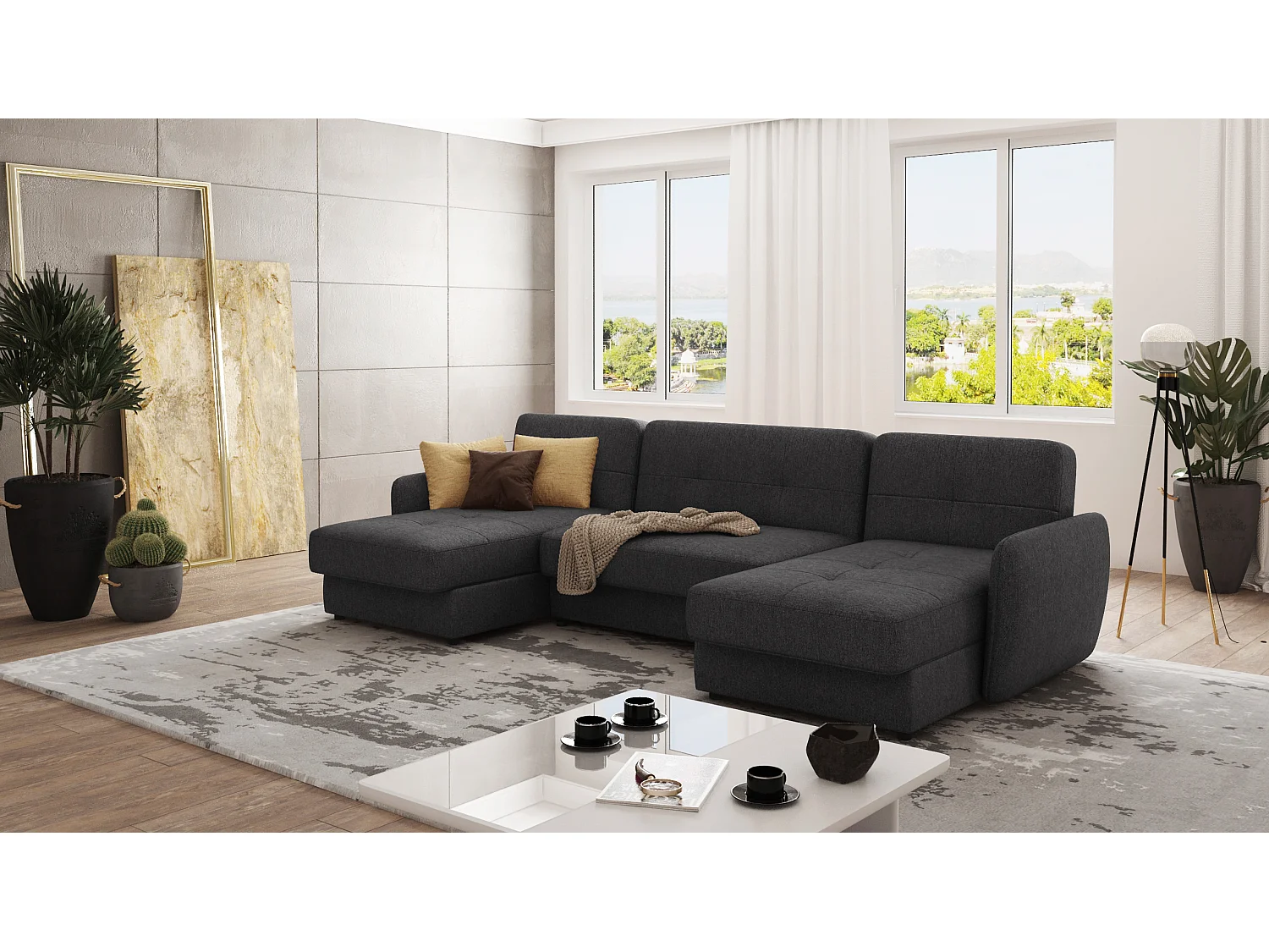 Victoria Wohnlandschaft mit Schlaffunktion