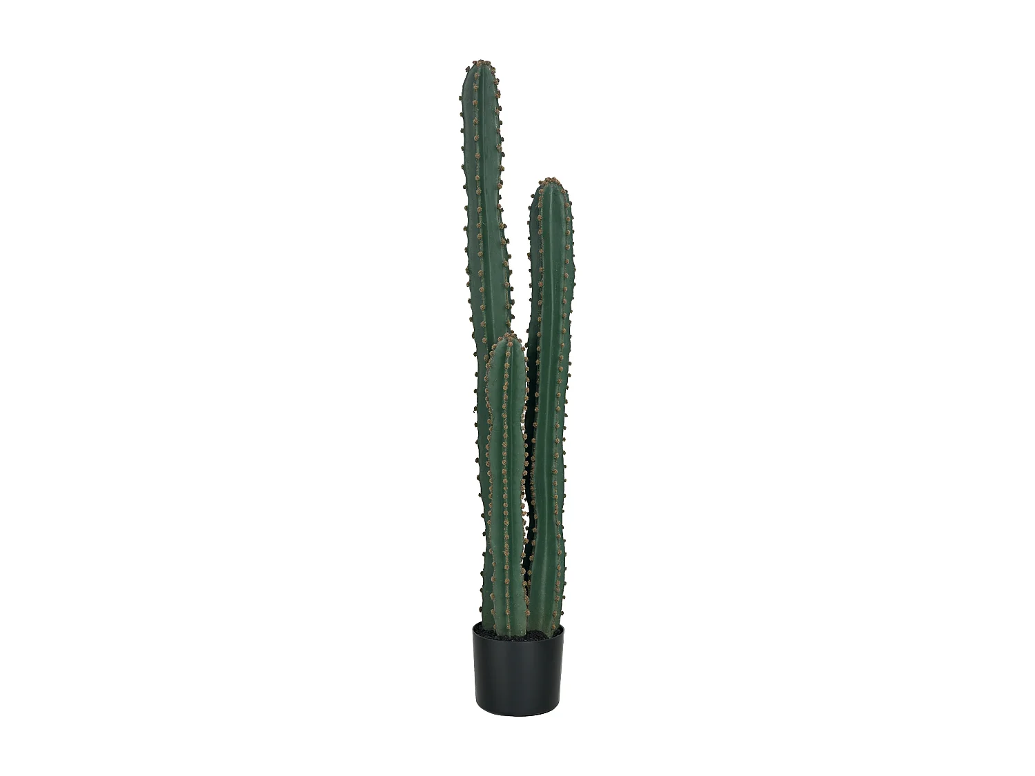 Cactus artificiel grand réalisme plante artificielle grande taille dim. Ø 18 x 120H cm vert