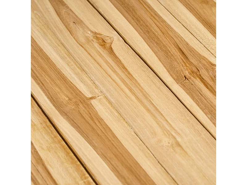 Banc / Bout de lit en bois de teck massif L. 120 cm - MARIANO