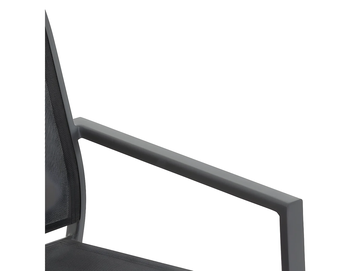 Fauteuil repas Essentia anthracite/graphite Hespéride