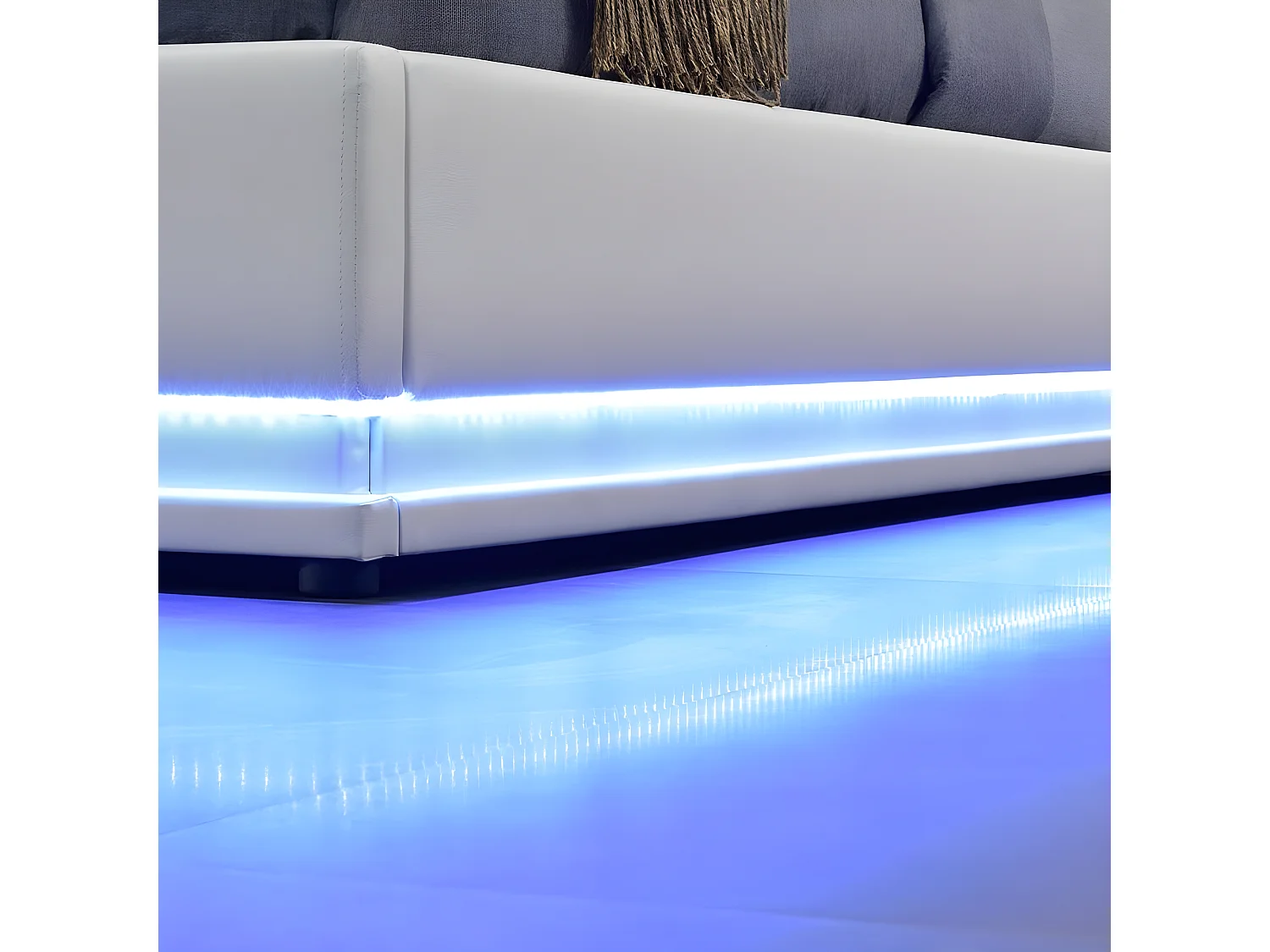 Matelas + Sommier Ava Et Matelas Pure 160 Blanc