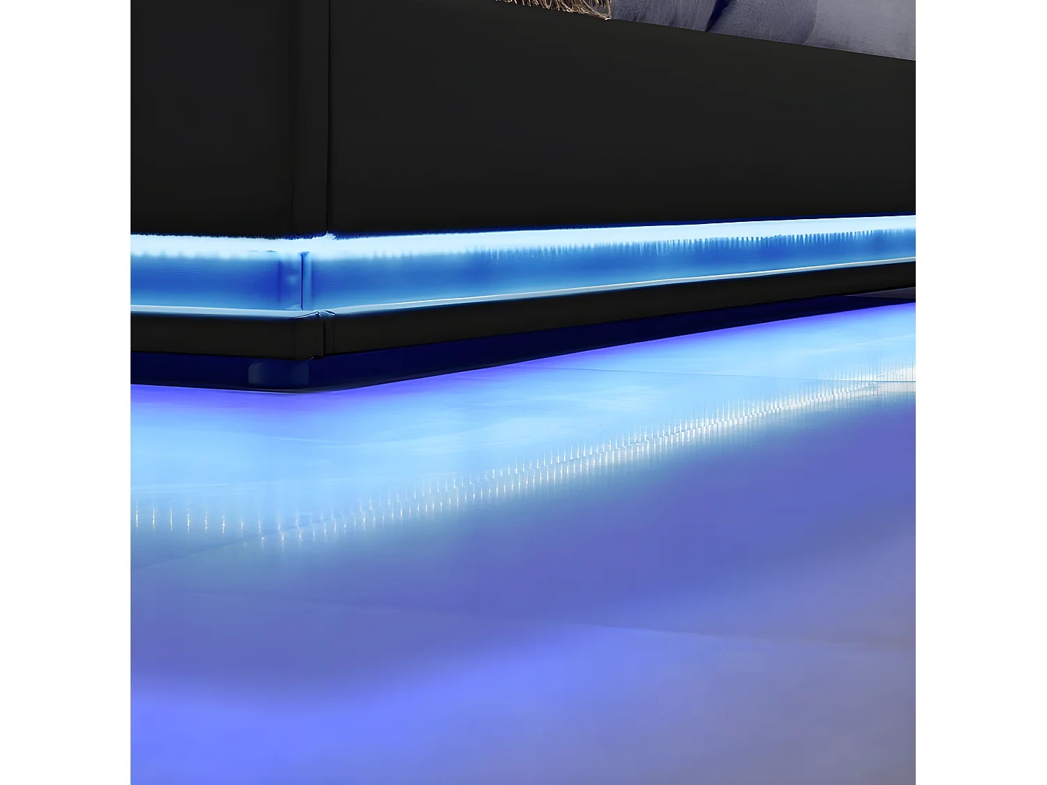 Matelas + Sommier Ava Et Matelas Pure 160 Noir